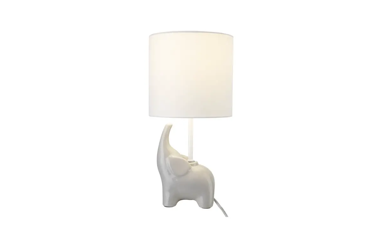 Globe 67501 Ellie 16.5 Inch Light Gray Ceramic Elephant Table Lamp Instruction Manual Globe 67501 Ellie 16.5 Inch Light Gray Ceramic Elephant Table Lamp Instruction Manual