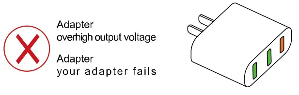 BEACOO ST12Black 2 In 1 Charging Stand - Adapter failure