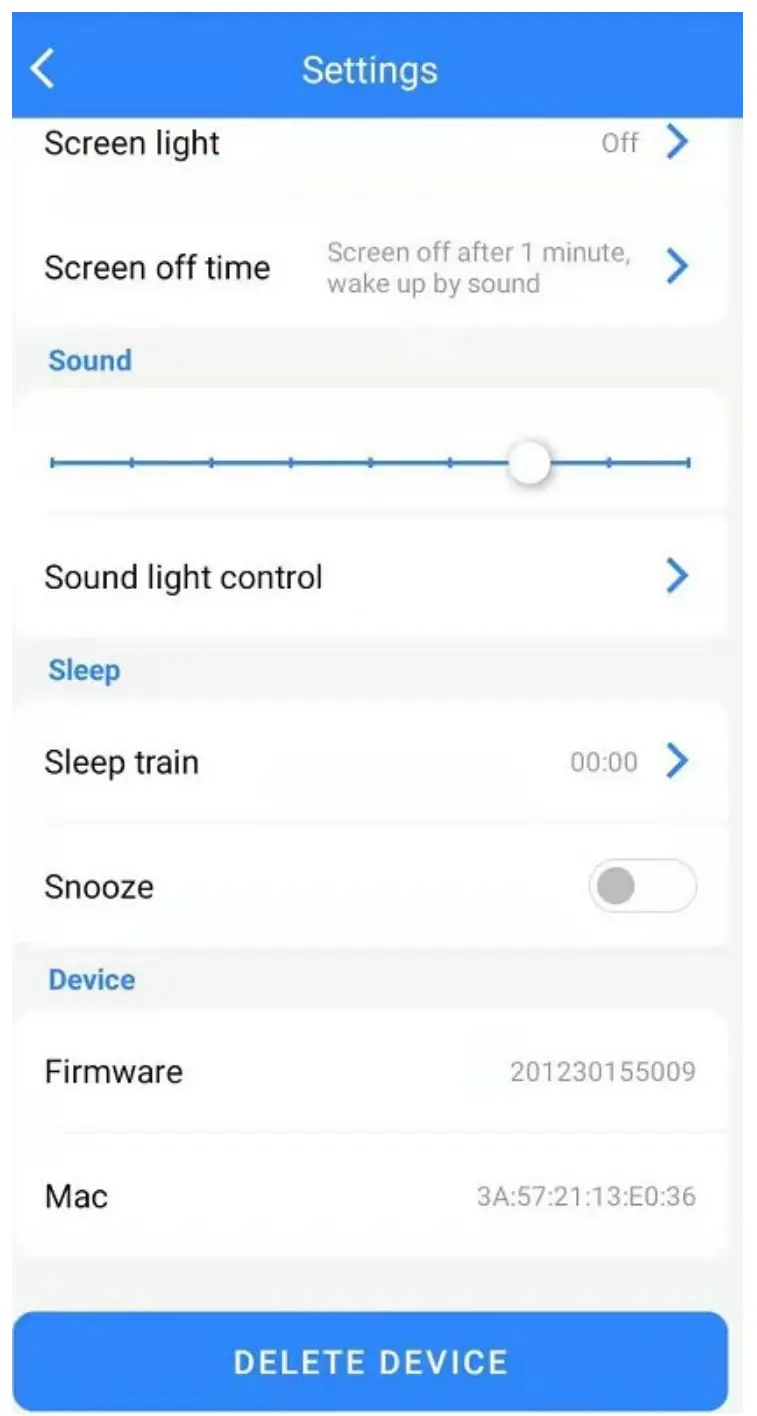 Shenzhen 5517 E Commerce Bluetooth Alarm Clock - app 4