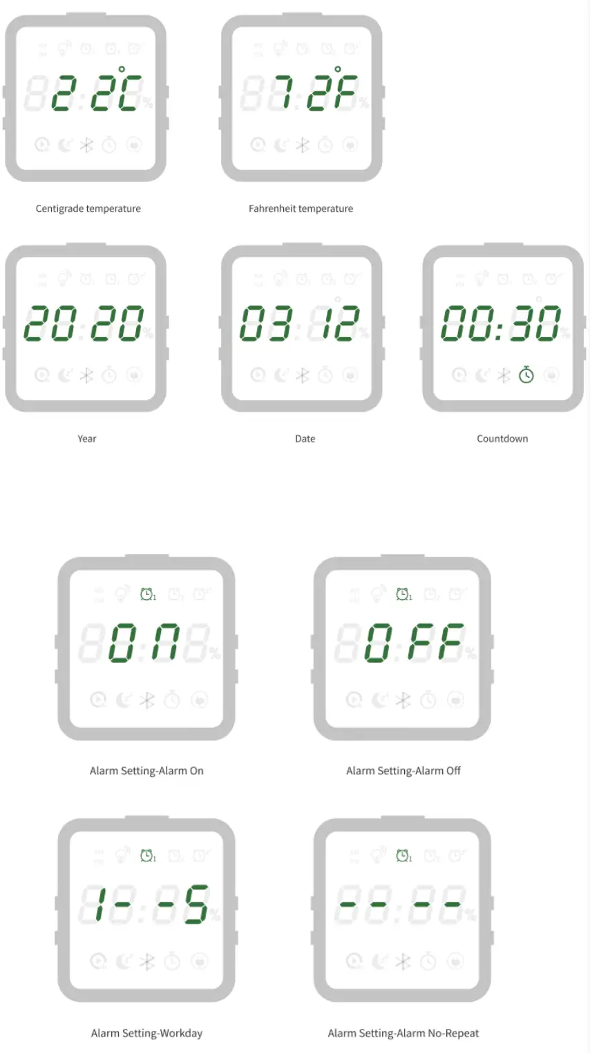 Shenzhen 5517 E Commerce Bluetooth Alarm Clock - fig
