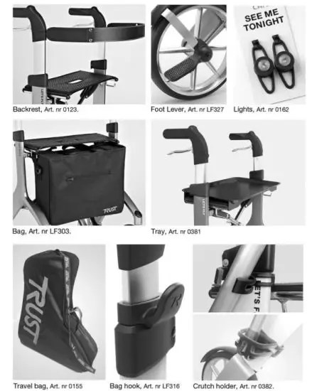 TRUST CARE 0250 Lets Fly Outdoor Walker - 5