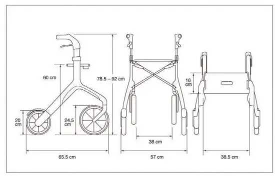 TRUST CARE 0250 Lets Fly Outdoor Walker - 6
