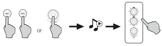 EDIFIER R1280DBS Powered Bluetooth Speakers Brown Wood - LINE IN Input