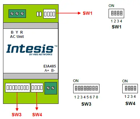 Intesis INMBSLGE001R000 Modbus RTU Interface For LG Air Conditioners Fig5