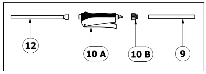 VOLPI V Black Elektron Shoulder Electric Sprayer - SETTING OF THE SPRAYER