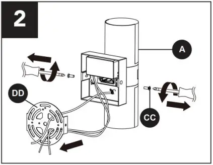LUTEC 5198106012 Tubular Wall Light Connected by WiZ Owner's FIG-4