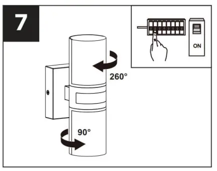 LUTEC 5198106012 Tubular Wall Light Connected by WiZ Owner's FIG-9