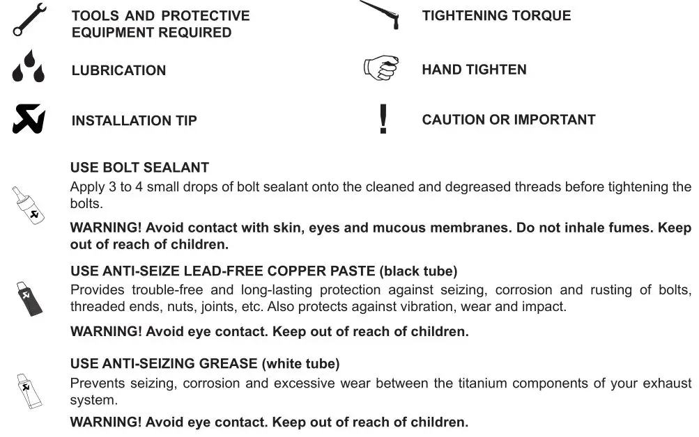 AKRAPOVIC Akrapovič Exhaust System - SYMBOLS