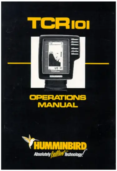 HUMMINBIRD TCR 101 Fish Finder