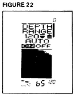 HUMMINBIRD TCR 101 Fish Finder - Depth Range