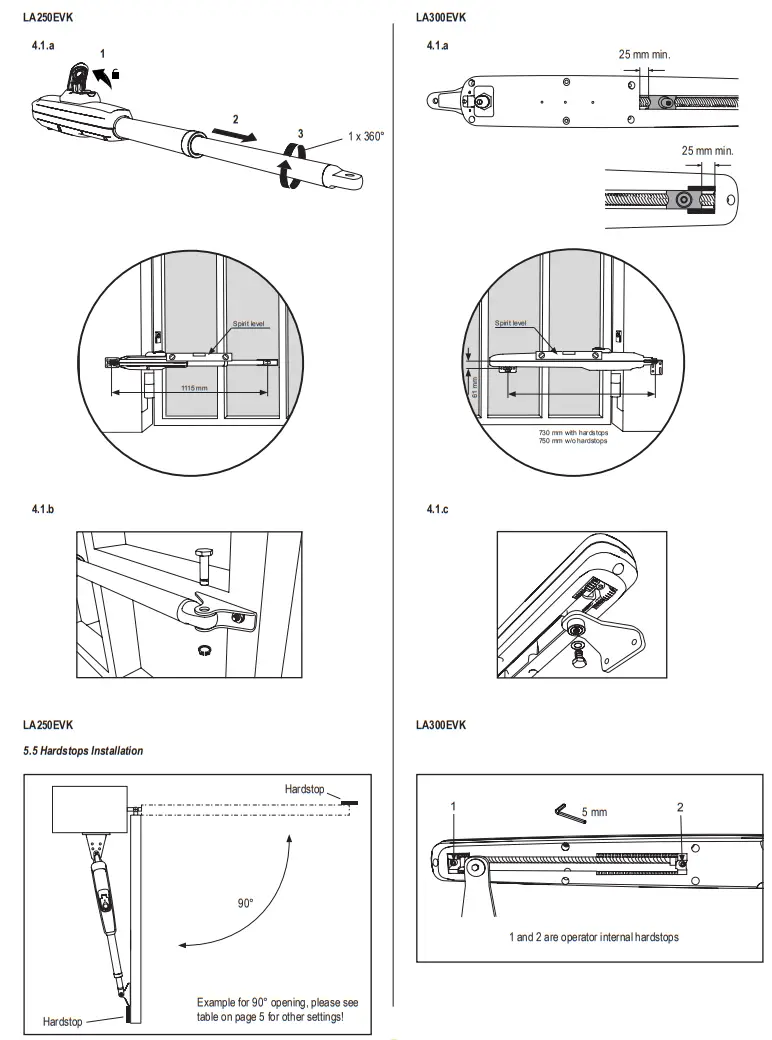 LiftMaster LA250EVK Double Swing Gate Opener Kit - MECHANICAL