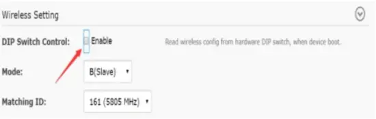 CPE350S - Wireless settings