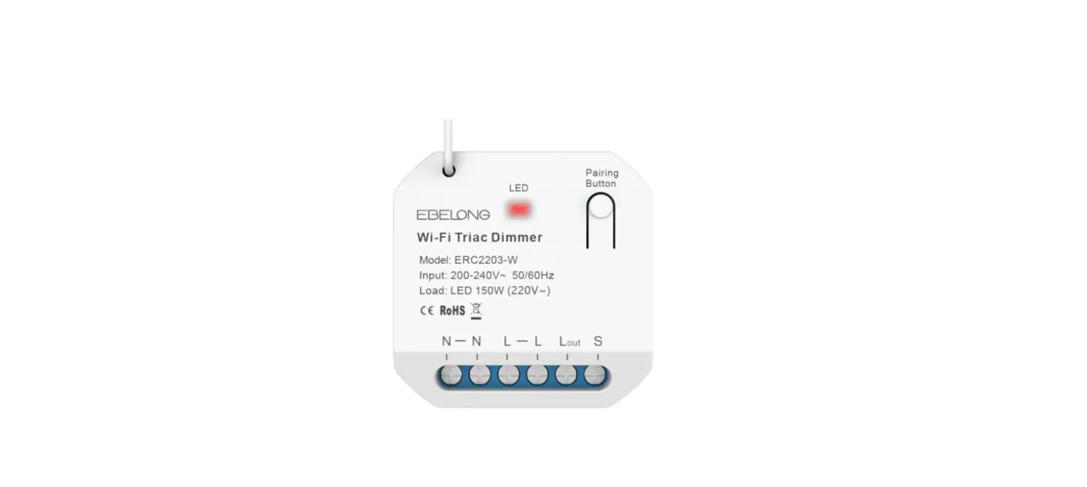 Iebelong Erc2203-w Wifi Triac Dimmer User Guide