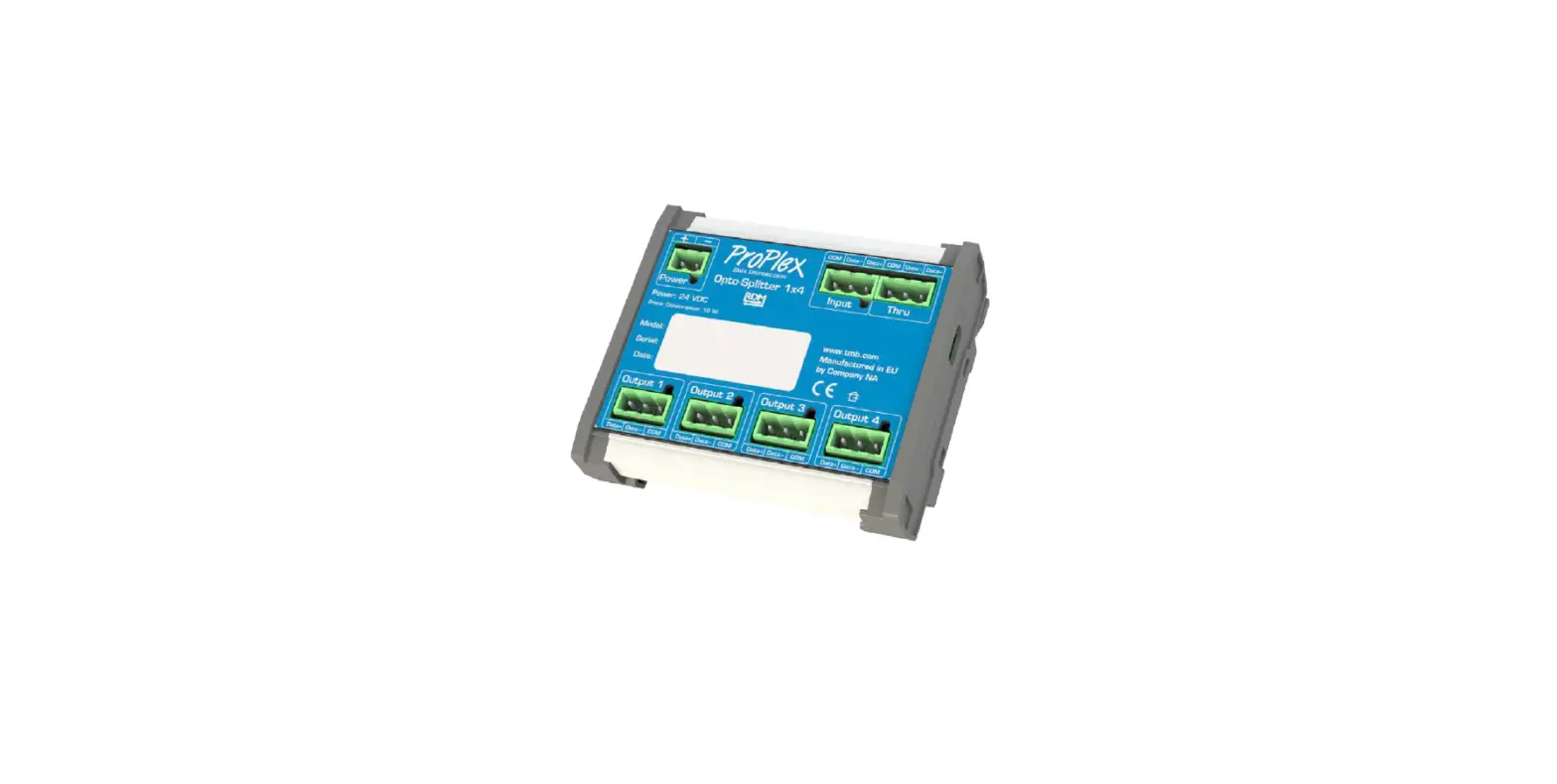 Proplex Ppddsdin14ra Din Rail Opto-splitter User Guide
