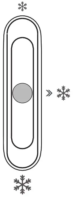 Danby DBMF100B1WDB 10 Cu ft Bottom Mount Refrigerator - FREEZER TEMPERATURE SELECTION