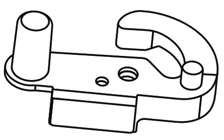 Danby DBMF100B1WDB 10 Cu ft Bottom Mount Refrigerator - Left lower door closer
