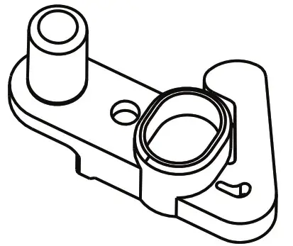 Danby DBMF100B1WDB 10 Cu ft Bottom Mount Refrigerator - Left upper door closer