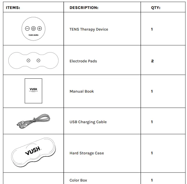 VUSH 006629 Aura Pain Relief Machine 1