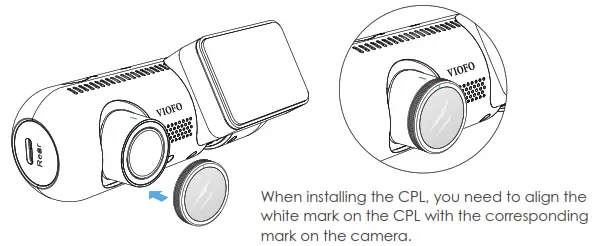 VIOFO T130 CHANNEL DASHCAM - Install Optional Accessories 1