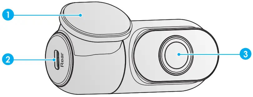 VIOFO T130 CHANNEL DASHCAM - Rear Camera