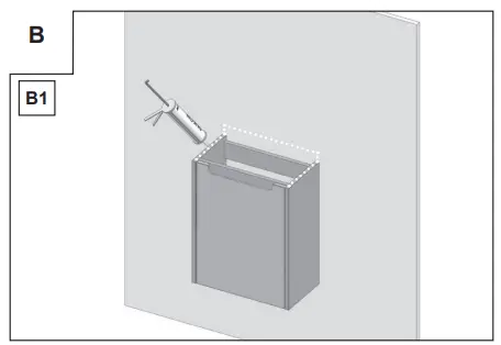 RAVAK Classic 400 cabinet under small washbasin-fig13