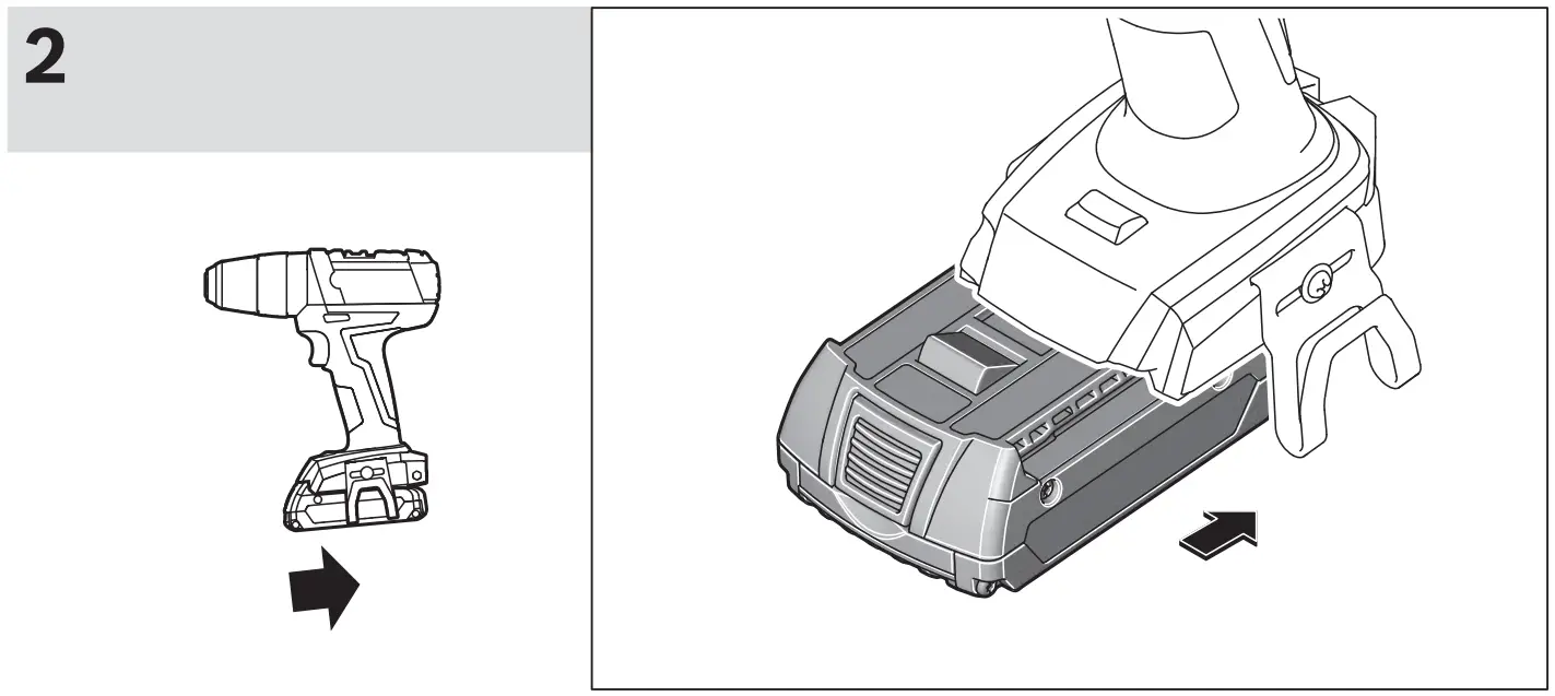 18-2-LI GSR Professional Cordless Combi Drill Driver Operation illustration