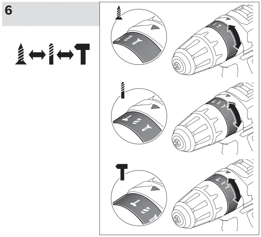 18-2-LI GSR Professional Cordless Combi Drill Driver Operation illustration