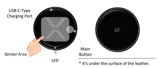 Bluetium BTS2101 Bluetooth Remote Controller fig 1