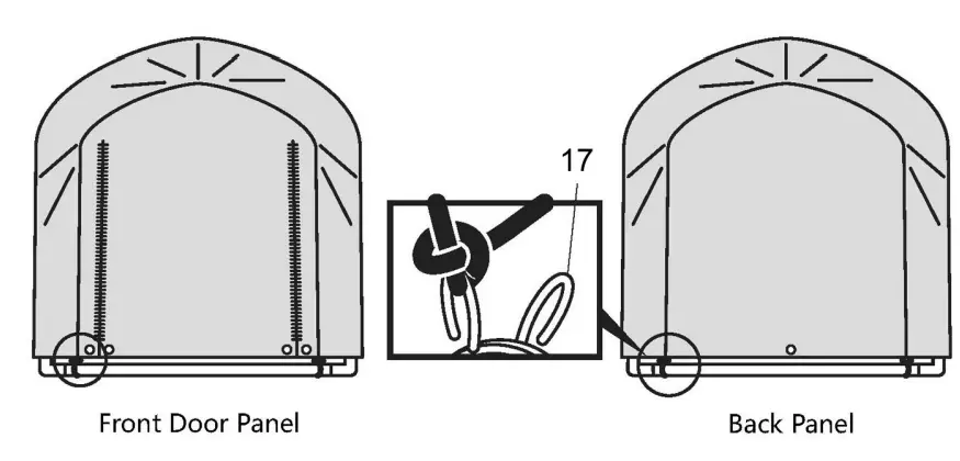 Clarke CIB755 Bicycle Shed-10