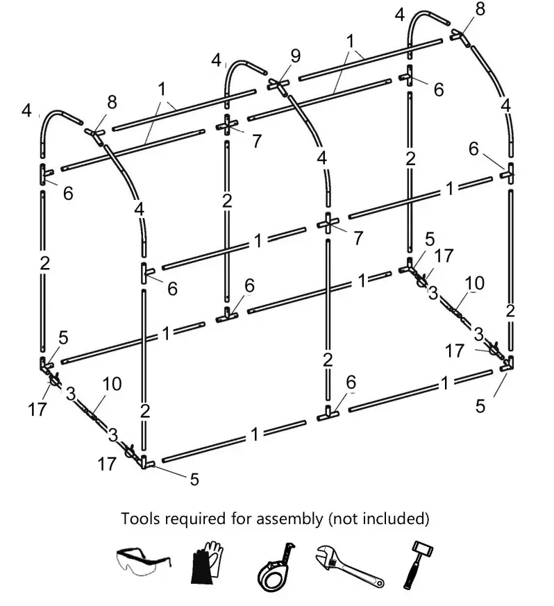 Clarke CIB755 Bicycle Shed-4