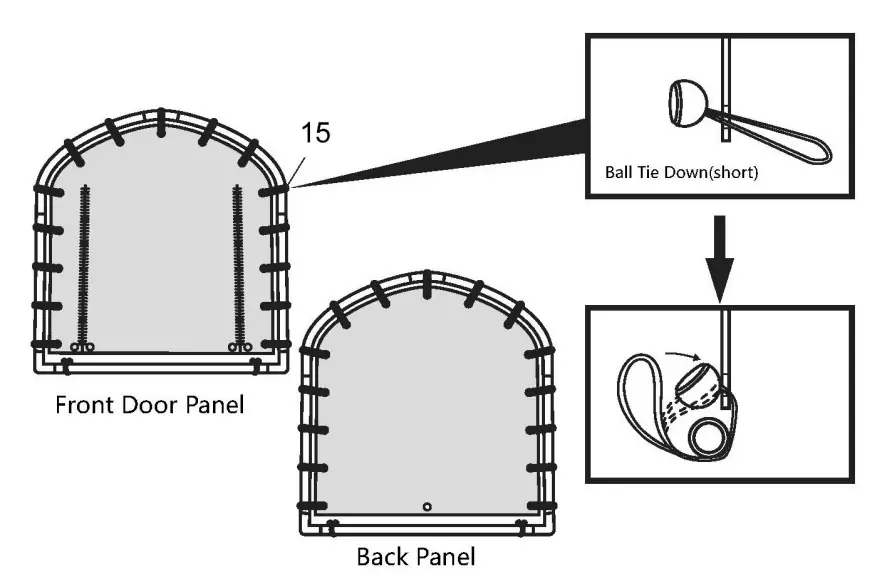 Clarke CIB755 Bicycle Shed-8