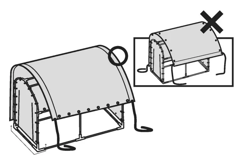 Clarke CIB755 Bicycle Shed-9