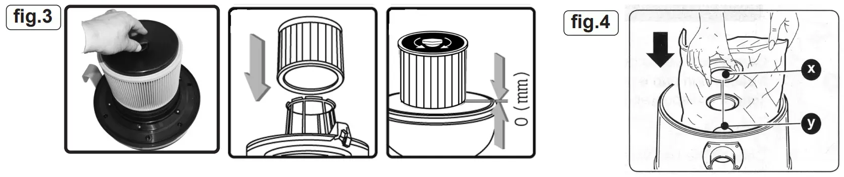 SEALEY PC35110V 35L WET &amp DRY INDUSTRIAL VACUUM CLEANER PLASTIC DRUM - fig 2