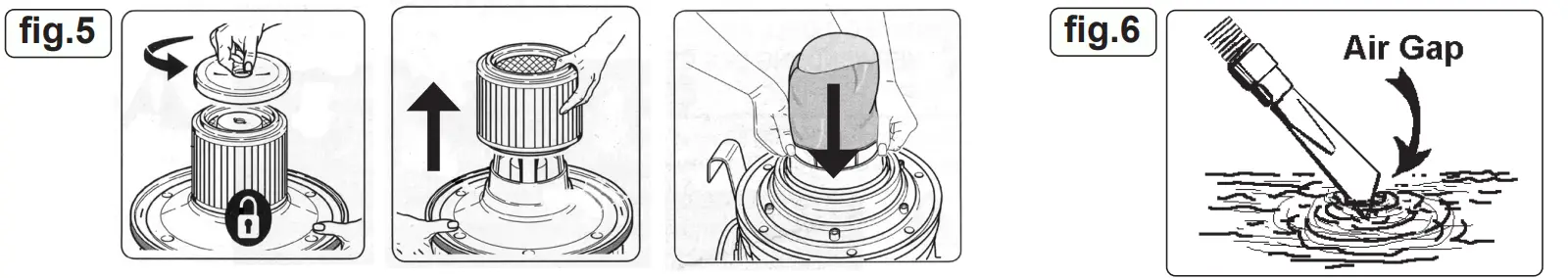 SEALEY PC35110V 35L WET &amp DRY INDUSTRIAL VACUUM CLEANER PLASTIC DRUM - fig 3