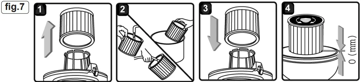 SEALEY PC35110V 35L WET &amp DRY INDUSTRIAL VACUUM CLEANER PLASTIC DRUM - fig 4