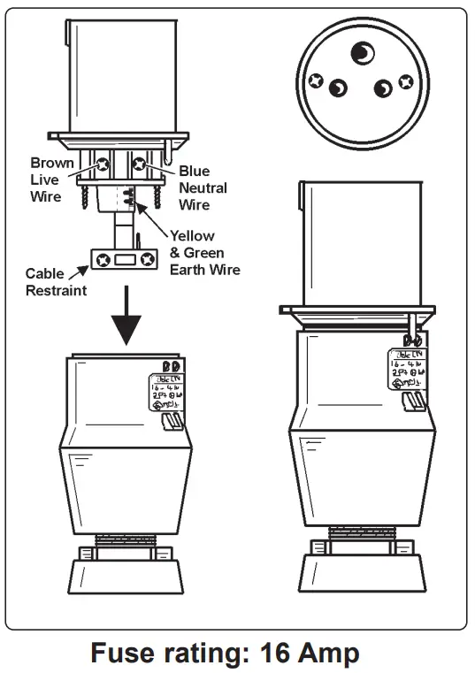 SEALEY PC35110V 35L WET &amp DRY INDUSTRIAL VACUUM CLEANER PLASTIC DRUM - fig