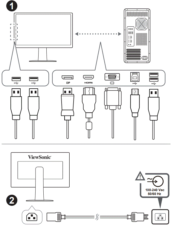 ViewSonic-VG2448a-24-Ergonomic-40-Degree-Tilt-1080p-IPS-Monitor-Display-fig-4