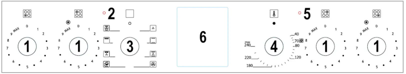 BORMANN PRO EHBC 7934 Household Electric Oven Set - fig 2