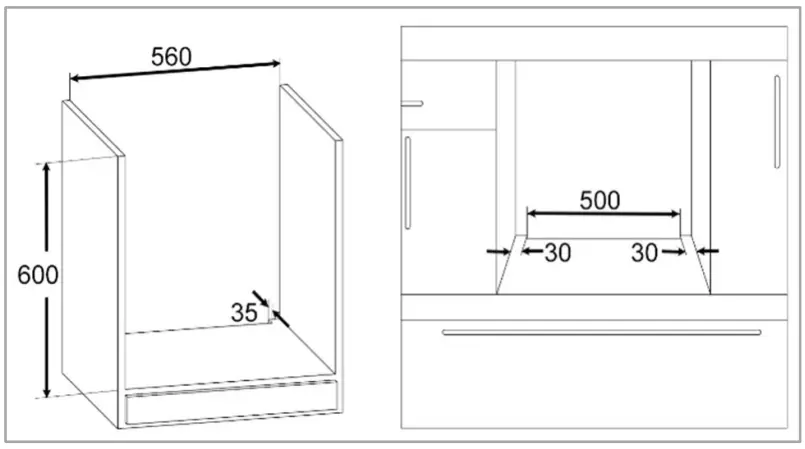 BORMANN PRO EHBC 7934 Household Electric Oven Set - worktop