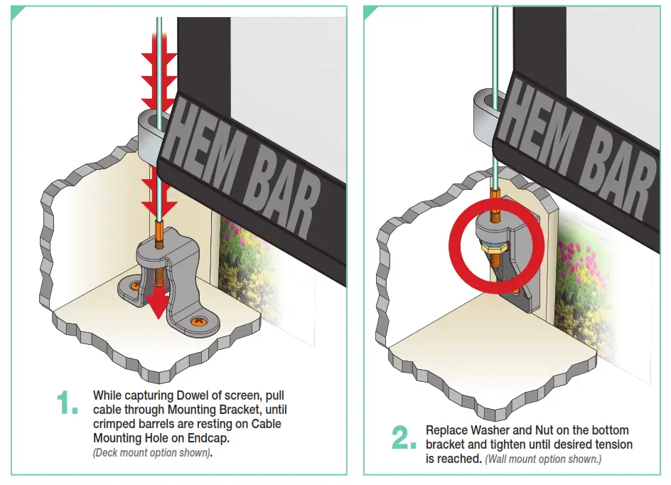 DRAPER E 220V Outdoor Electric Projection Screen - fig11
