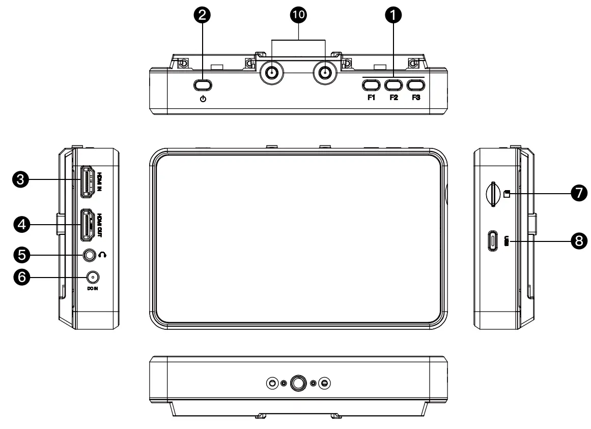 Atom A5 5.5 Inch Wireless RX or TX Monitor Overview