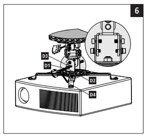 hama 118685 Projector Mount-fig9