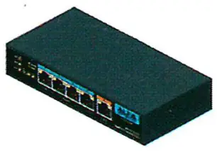 ALFA APS104G EX Gigabit PoE Extender Switch - Extender