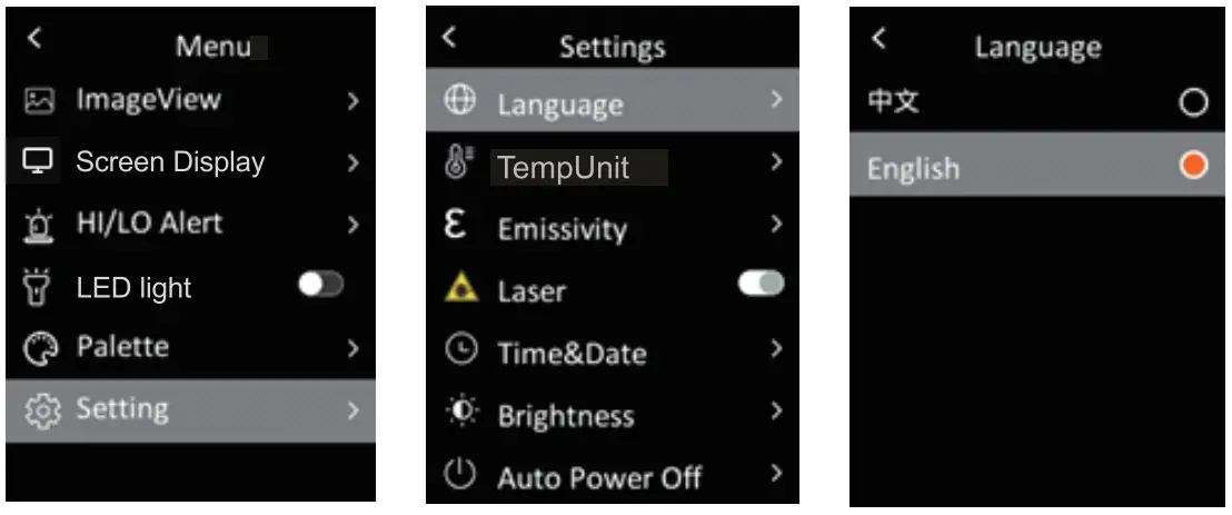 UNI T UTi120S Thermal Imaging - Device 9