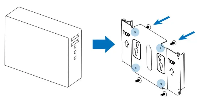 PHILIPS BS9B2224TB VESA Bracket - Figure 2