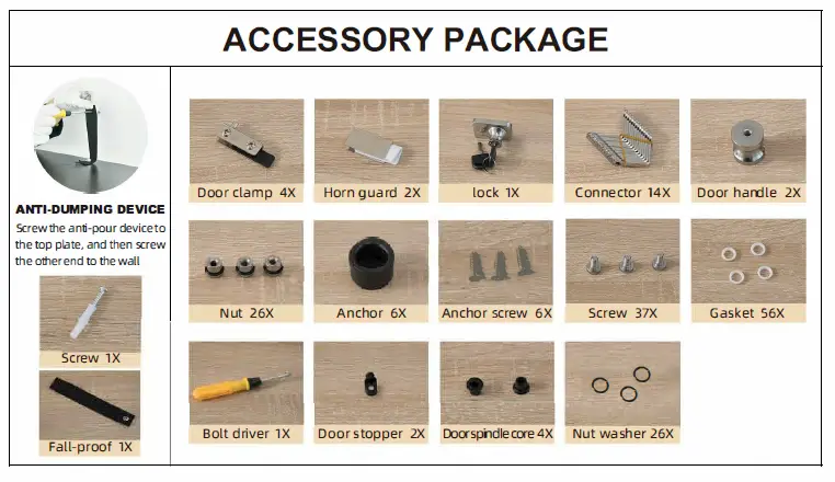 THE HOME DEPOT FLY-YDW6-002 31.69 in. Wide Glass Display Clear 4 Shelves Modern Bookcase FIG (6)