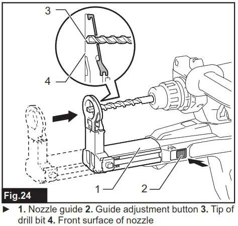 makita GRH07 Cordless Combination Hammer Combined Rotary Hammer Wireless - ASSEMBLY 12