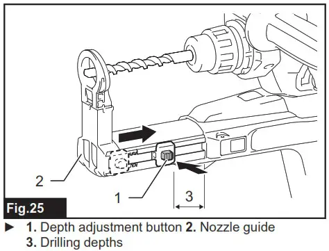 makita GRH07 Cordless Combination Hammer Combined Rotary Hammer Wireless - ASSEMBLY 13