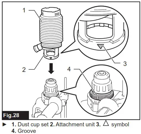 makita GRH07 Cordless Combination Hammer Combined Rotary Hammer Wireless - ASSEMBLY 16
