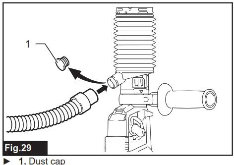 makita GRH07 Cordless Combination Hammer Combined Rotary Hammer Wireless - ASSEMBLY 17